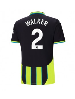 Manchester City Kyle Walker #2 Auswärtstrikot 2024-25 Kurzarm